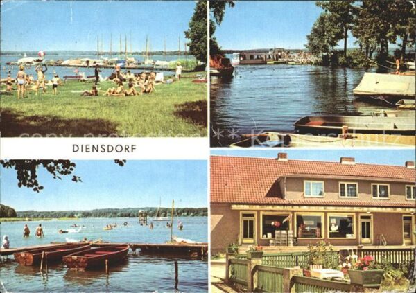 Diensdorf-Radlow Scharmützelsee Strand Bootshafen Anlege
