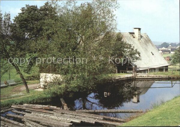 Seiffen Erzgebirge Freilichtmuseum Teich des Drehwerkes al