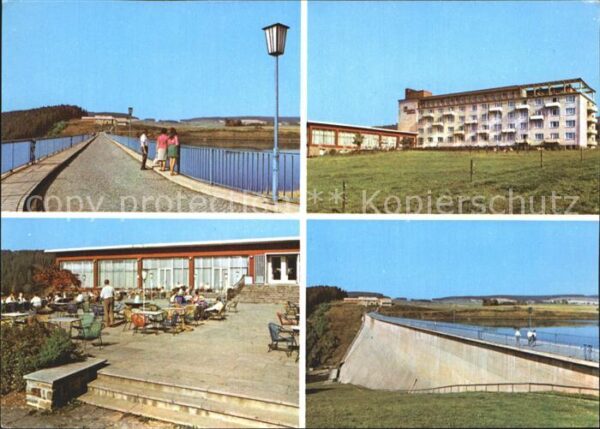 Rauschenbachtalsperre FDGB Erholungsheim Paul Gruner Terrasse