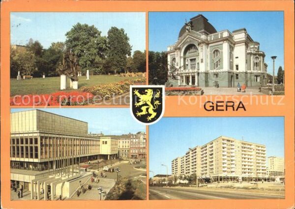 Gera Park Theater Haus der Kultur Rudolf Bre