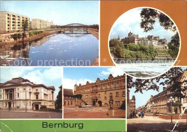 Bernburg Saale Saalepartie Schloss Carl Maria von Webe