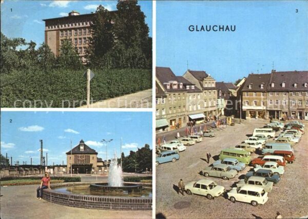 Glauchau Ingenieurschule Am Bahnhof Markt