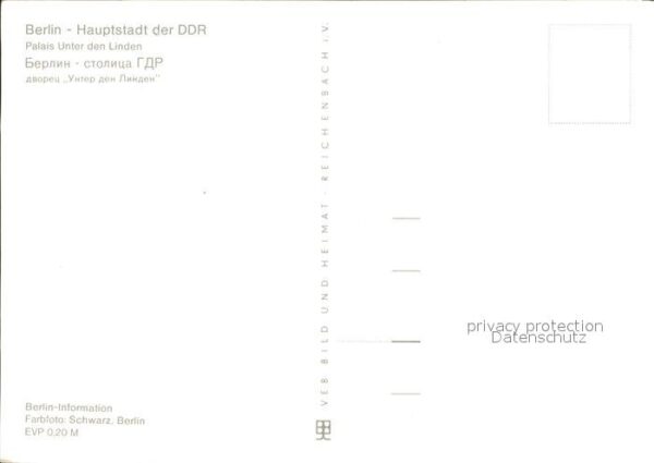 Berlin Palais Unter den Linden bei Nacht – Bild 2