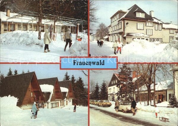 Frauenwald Thueringen FDGB Erholungsheime Drei Kronen und Ray