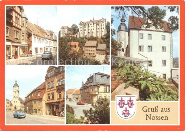 Nossen Waldheimer Str Schloss Kirche Rathaus