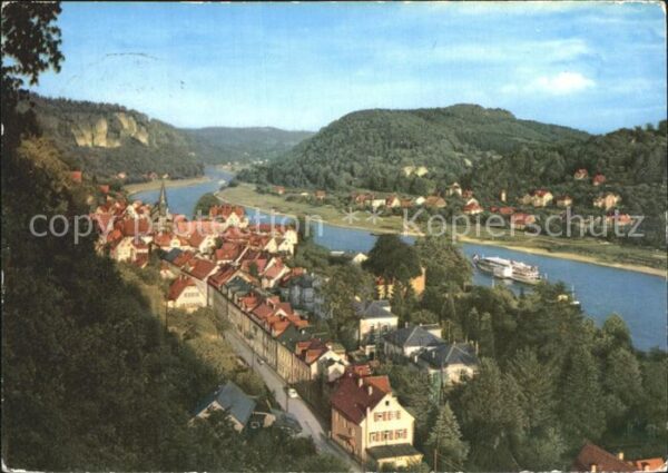 Wehlen Sachsen Panorama