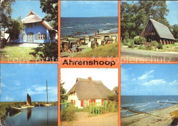 Ahrenshoop Ostseebad Kunstkaten Strand Kirche Hafen Deichhau
