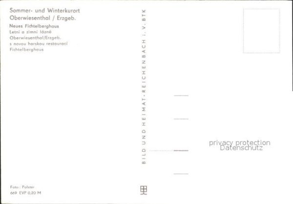 Oberwiesenthal Erzgebirge Neues Fichtelberghaus Restaurant – Bild 2