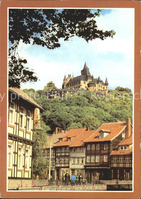 Wernigerode Harz Schöne Ecke mit Feudalmuseum Schloss We