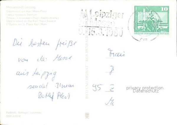 Leipzig Opernhaus am Karl Marx Platz – Bild 2