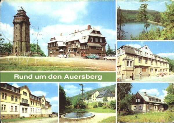 Auersberg Wildenthal Aussichtsturm Berghotel Auersberg Stein