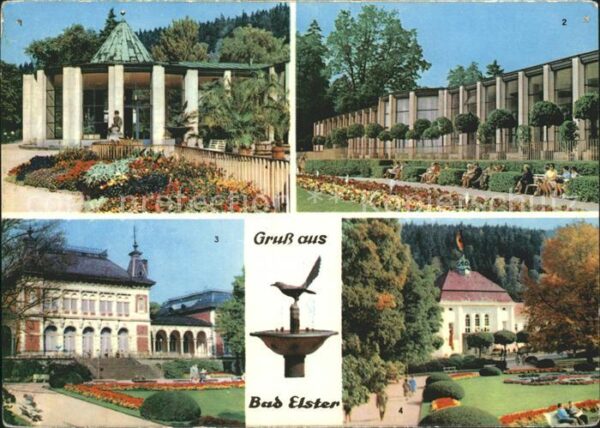 Bad Elster Moritzquelle Kurhaus Wandelhalle Badeha