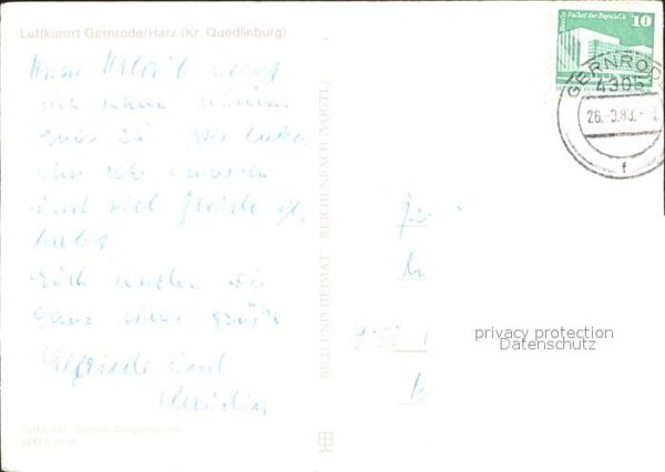 Gernrode Harz FDGB Erholungsheim Fritz Heckert – Bild 2