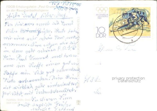 Rauschenbachtalsperre FDGB Erholungsheim Paul Gruner – Bild 2