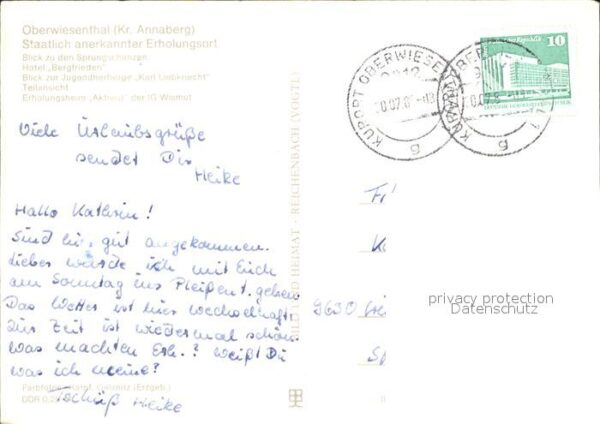 Oberwiesenthal Erzgebirge Sprungschanzen Seilbahn Hotel Bergfried – Bild 2