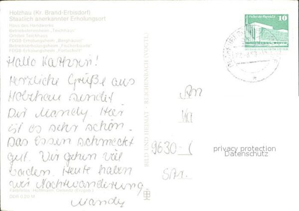 Holzhau Rechenberg-Bienenmuehle Haus des Handwerks Betriebsferienheim T – Bild 2