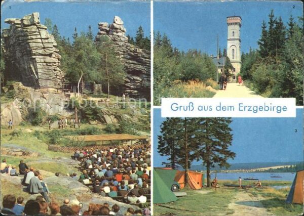 Ehrenfriedersdorf Erzgebirge Naturbühne Greifenstein Pöhlbergturm Ge