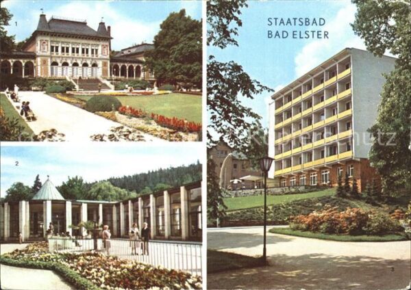 Bad Elster Kurhaus  Moritzquelle Bettenhaus des Kl