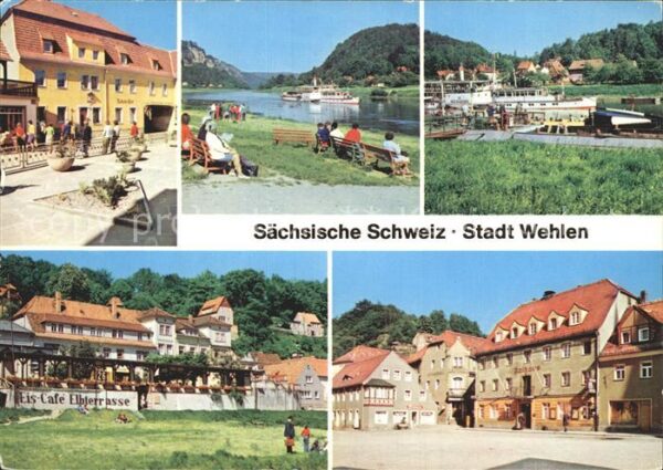 Wehlen Sachsen Karl Marx Platz Liegewiese Fähre Anlege