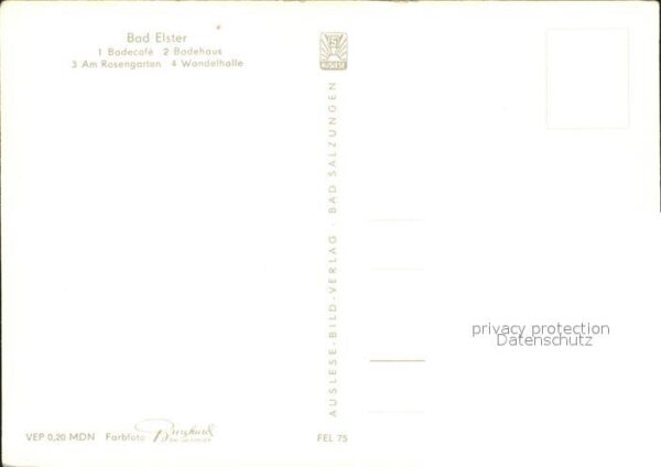 Bad Elster Badecafe Badehaus Rosengarten Wandelhal – Bild 2