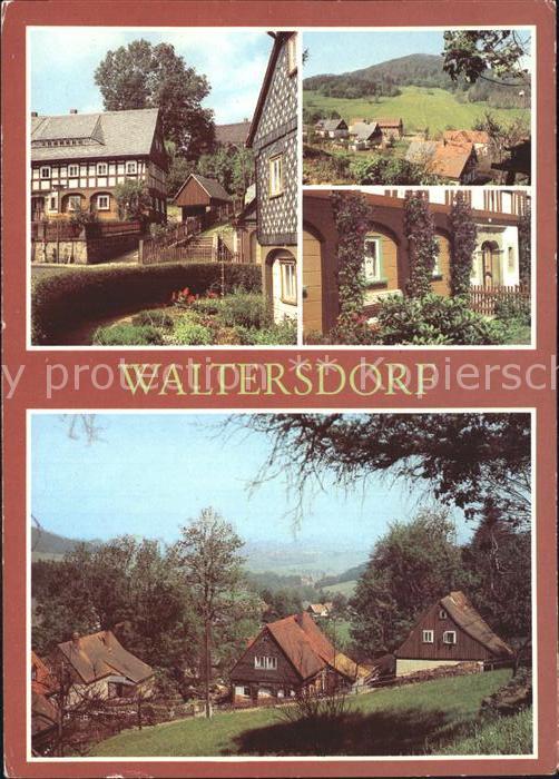 Waltersdorf Zittau Umgebindehäuser Lausche Teilansicht Tür