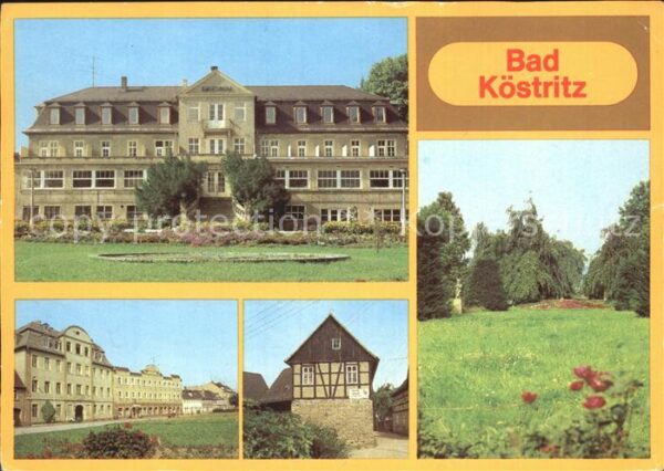 Bad Koestritz Sanatorium Thälmann Str HOG Frosch Schl