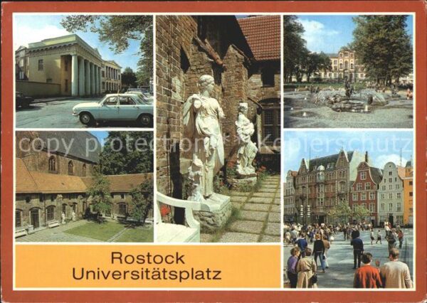 Rostock Neue Wache Torsi Klosterinnehof Brunnen
