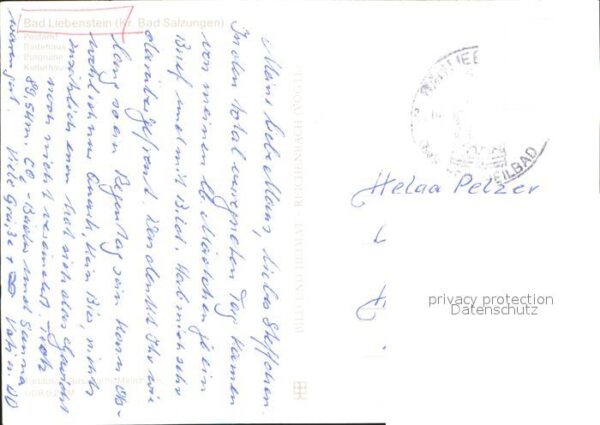 Bad Liebenstein Postamt Badehaus Burgruine Kulturhaus – Bild 2