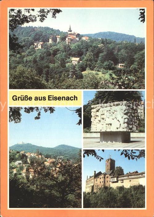 Eisenach Thueringen Teilansicht Stele Eisenacher Parteitag