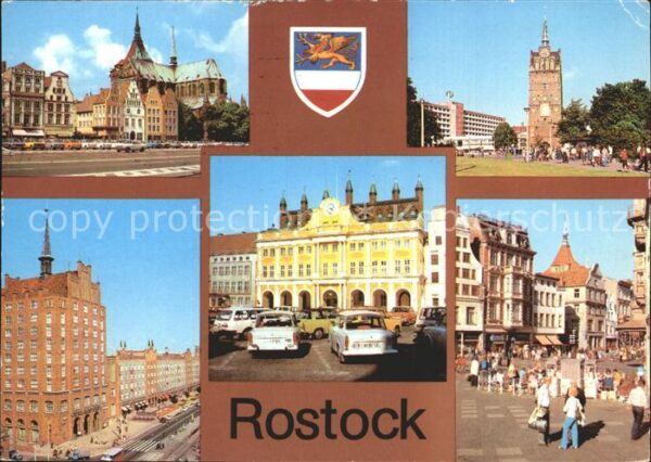 Rostock Thälmann Platz Kröpeliner Tor Lange Str