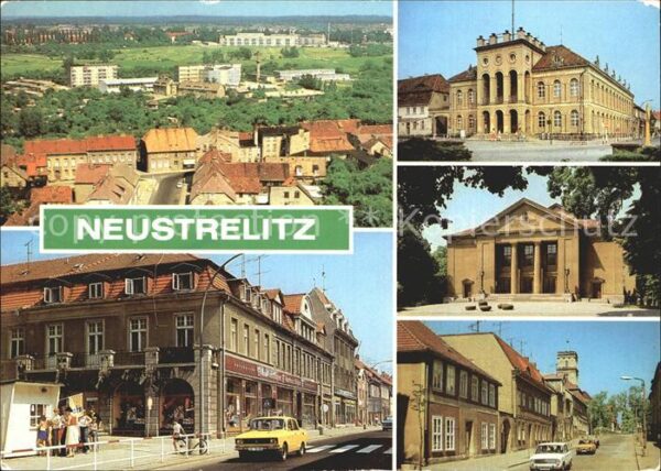 Neustrelitz Stadtblick Wilhelm Pieck Str Rathaus Fr