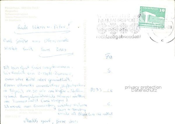 Zwickau Sachsen Pionierhaus Wilhelm Pieck Ringkaffee Sc – Bild 2