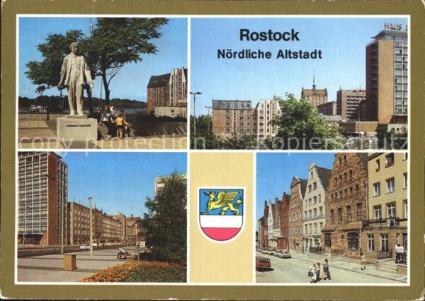 Rostock Hermann Duncker Platz Fischerbastion La