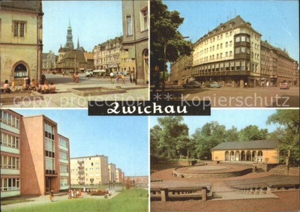 Zwickau Sachsen Markt Ringkaffee OT Eckersbach Freilich