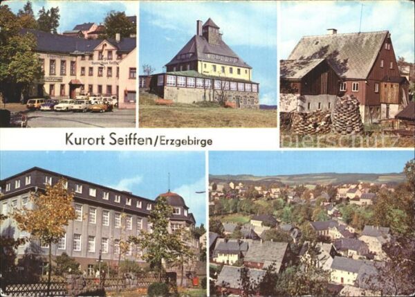 Seiffen Erzgebirge HOG Buntes haus Schwartenbergbaude Frei