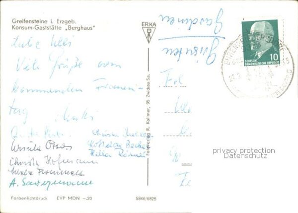 Greifensteine Erzgebirge Konsum Gaststätte Berghaus – Bild 2
