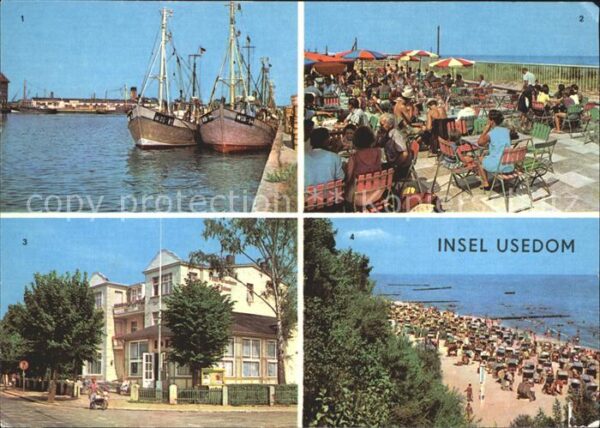 Usedom Fischerhafen Konsum Strandhalle FDGB Er