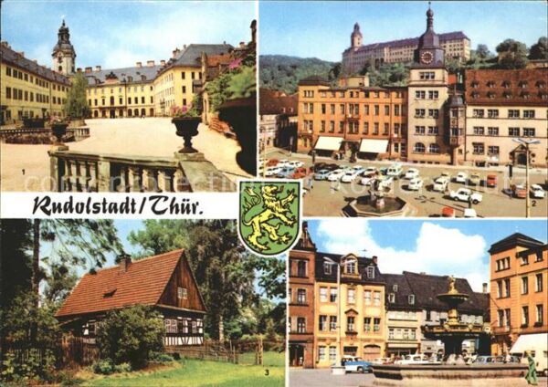 Rudolstadt Schloss Heidecksburg Marktplatz Volksku