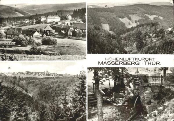 Masserberg Teilansicht Dachsbachgrund Üanorama Wer