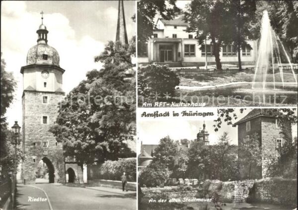 Arnstadt Ilm Riedtor RTF Kulturhaus Springbrunnen Al