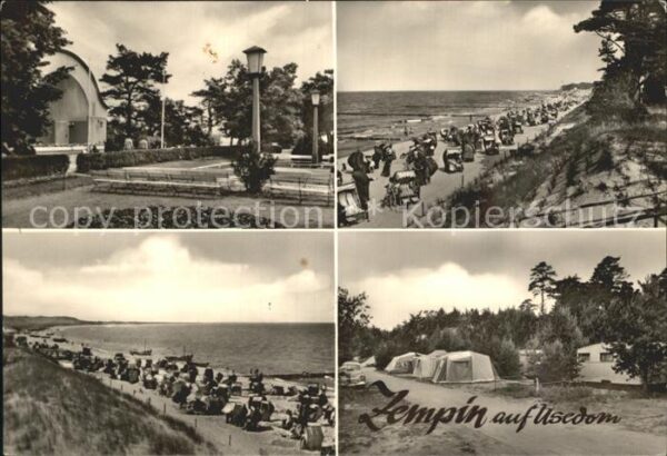 Zempin Konzertpavillon Strandpartien Campingpl