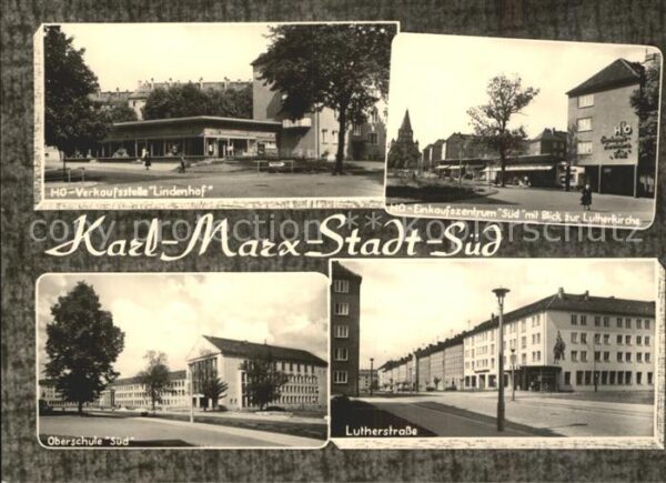 Karl-Marx-Stadt HO Verkaufsstelle Lindenhof HO Einkaufs