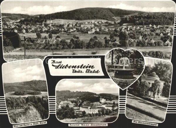 Bad Liebenstein Panorama Ruine Heinrich Mann Sanatorium