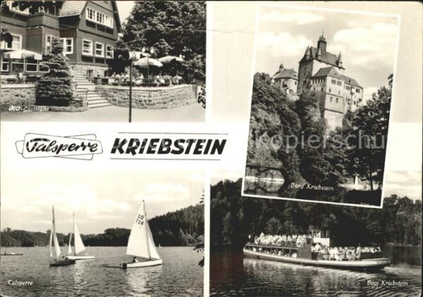 Kriebstein HO Gaststätte Talsperre Burg Kriebstein