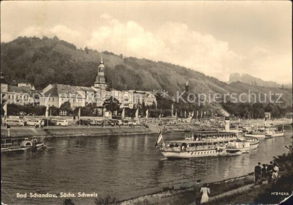 Bad Schandau Elbepartie Ausflugsdampfer