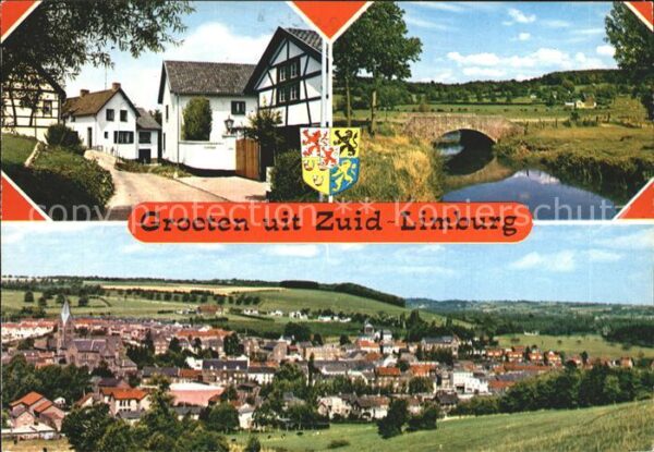 Zuid Limburg Teilansicht Brücke Panorama