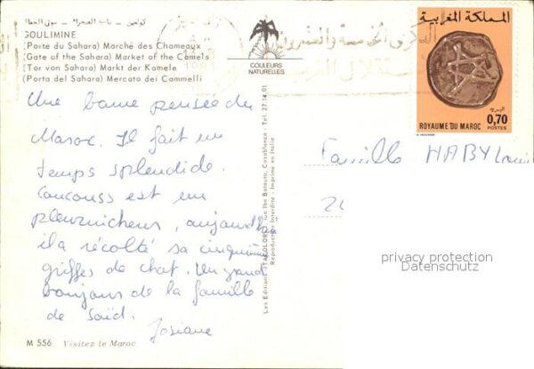 Goulimine Marokko Porte du Sahara Marche des Chameaux – Bild 2
