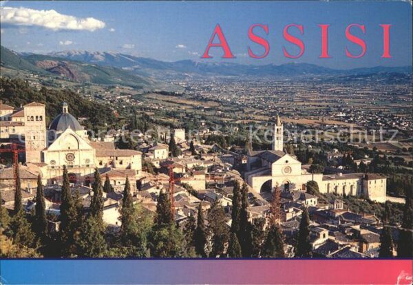Assisi Umbria Stadtansicht