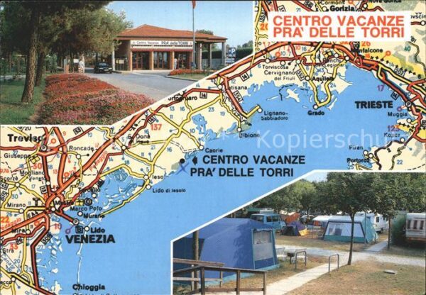 Torri del Benaco Centro Vacanze Pra Delle Torri Landkart