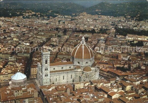 Firenze Florenz Dom Fliegeraufnahme
